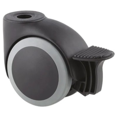 Tente Swivel Castor, Polyurethane Wheel, 75 mm Diameter, 100 kg Load Capacity, Polyamide Frame 5525UAI075L51-11