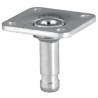 Tente Plate Fitting Cast Iron Accessory for Castors 38 mm Length P41-38x38 / 8