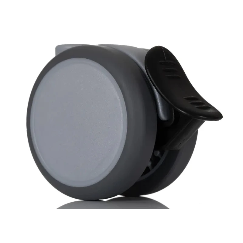Tente Swivel Castor with 75 mm Wheel Diameter, 50 kg Load Capacity, Thermoplastic Rubber Wheel 5925UJI075L51-10DOM20 ALU