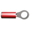 TE Connectivity PIDG Insulated Ring Terminal M5 Stud Size 22 AWG to 16 AWG Wire Size Red 2-320552-1