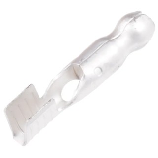 TE Connectivity Uninsulated Crimp Bullet Connector 14 AWG to 10 AWG 4.6 mm Bullet Diameter Male 42865-3