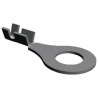 TE Connectivity Uninsulated Ring Terminal Grey, M6 Stud Size, 20 AWG - 16 AWG Wire Size 60700-2