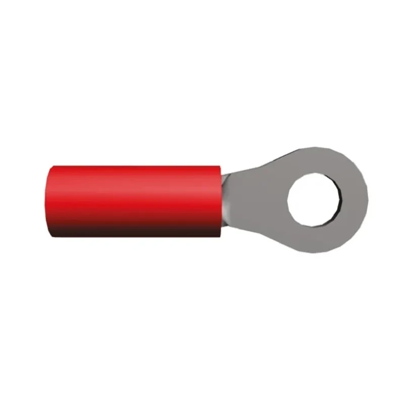 RS PRO PIDG Insulated Ring Terminal M3.5 Stud Size 22 AWG 16 AWG Wire Size Red 51863-1