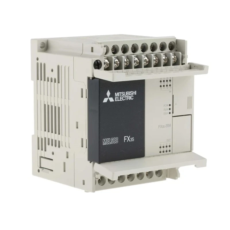 Mitsubishi Electric FX3S Series PLC CPU 12-Input DC Input 8 Outputs Relay Transistor Output 