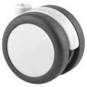 Tente Swivel Castor Wheel 75 mm Wheel Diameter 50 kg Load Capacity Thermoplastic Rubber 5920UJI075L51-10 DOM20 ALU