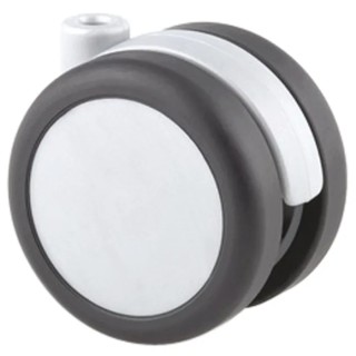 Tente Swivel Castor Wheel 75 mm Wheel Diameter 50 kg Load Capacity Thermoplastic Rubber 5920UJI075L51-10 DOM20 ALU