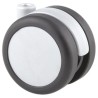 Tente Swivel Castor Wheel 75 mm Wheel Diameter 50 kg Load Capacity Thermoplastic Rubber 5920UJI075L51-10 DOM20 ALU