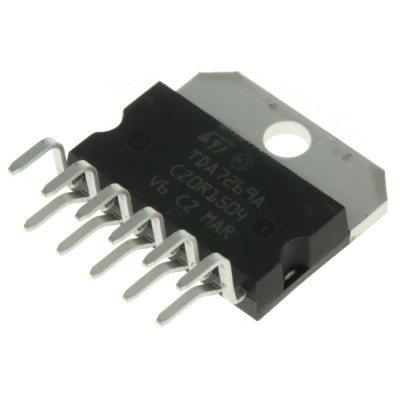 STMicroelectronics 2-Channel Audio Amplifier IC, 11-Pin Multiwatt, 14W Output, Class A-B, TDA7269A