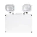 RS PRO LED Emergency Lighting Non-Maintained Twin Spot 2 x 7.5 W, Polycarbonate IP65 230V 3h Duration 795-9381