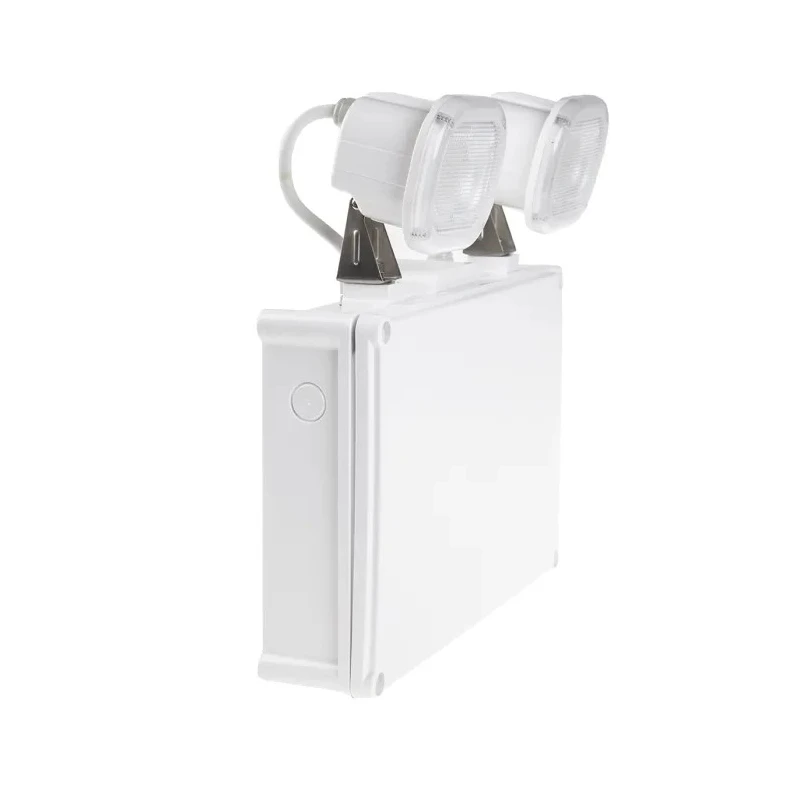 RS PRO LED Emergency Lighting Non-Maintained Twin Spot 2 x 7.5 W, Polycarbonate IP65 230V 3h Duration 795-9381