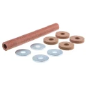 Nu-Tech Engineering Nitrile Rubber (NBR) Lock Washers, M10, DIN 3535/5 P045/210
