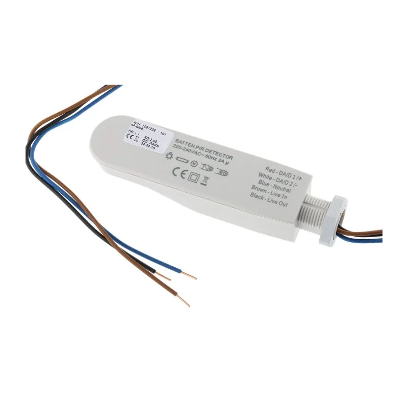 RS PRO Passive Infrared PIR Sensor 230V AC IP65 Polycarbonate Flame Retardant ABS 796-1993