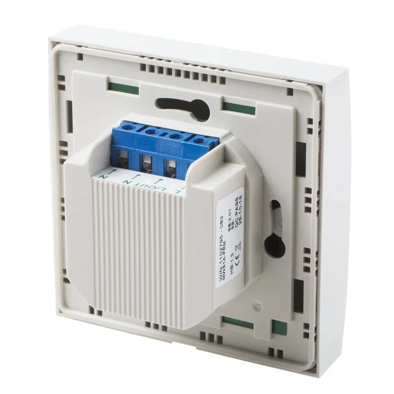 RS PRO Wall Microwave Presence Detector, Microwave Radiation, Mains Powered, 9.35GHz to 50Hz Frequency, 86x45.5x86 796-2075