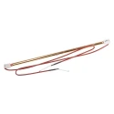 RS PRO 1 kW Infrared (IR) Heat Lamp 350 mm, Gold Coated Quartz with SK15 Socket SK15