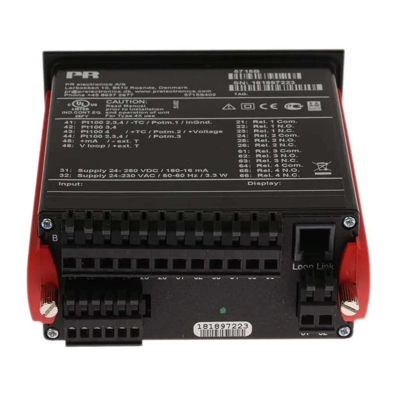 PR Electronics 5700 Programmable LED Multi-Function Panel Meter Temperature Voltage Current Resistance Potentiometer 5715B
