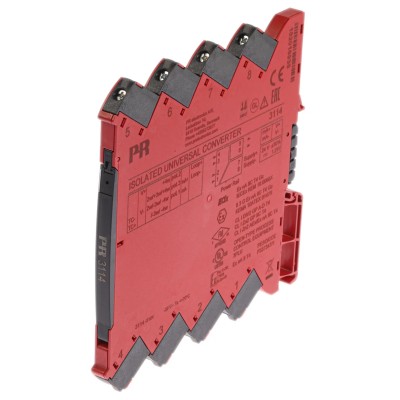 PR Electronics 3100 Series Isolated Universal Converter Universal Input Current/Voltage Output 16.8V dc 31.2 V dc 3114