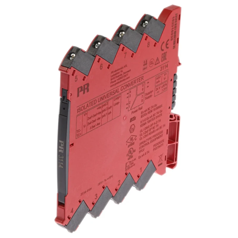 PR Electronics 3100 Series Isolated Universal Converter Universal Input Current/Voltage Output 16.8V dc 31.2 V dc 3114