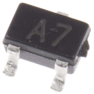 Taiwan Semiconductor Silicon Junction Switching Diode, Series, 150 mA, 3-Pin SC-70 Package BAV99W RF