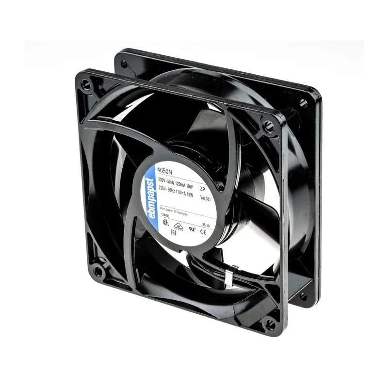 ebm-papst 4000 N Series Axial Fan Kit 230V AC 19W 160 m³/h 119 mm IP20 