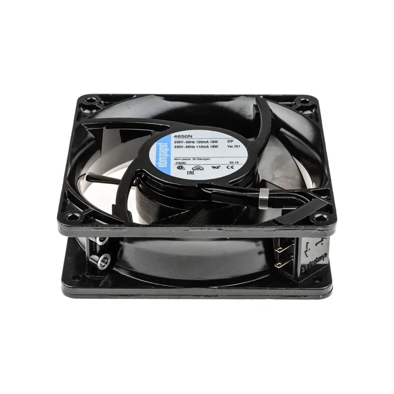 ebm-papst 4000 N Series Axial Fan Kit 230V AC 19W 160 m³/h 119 mm IP20 