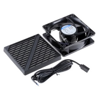 ebm-papst 4000 N Series Axial Fan Kit, 230V AC, 10W Power Consumption, 100 m³/h Air Flow, Rated, 119 mm x 119 mm x 38 IP20