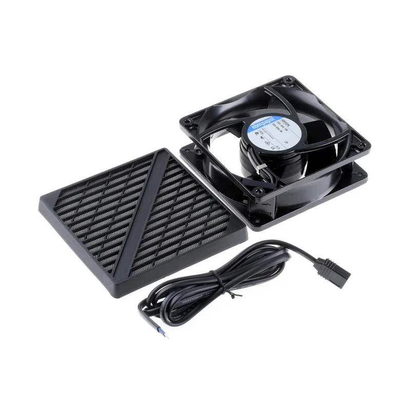 ebm-papst 4000 N Series Axial Fan Kit, 230V AC, 10W Power Consumption, 100 m³/h Air Flow, Rated, 119 mm x 119 mm x 38 IP20