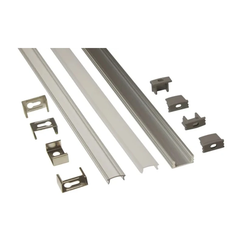 PowerLED Aluminium LED Mount Channel for Flexible LED Strips 1 m Length, 17 mm Width EXT1