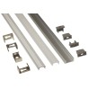 PowerLED Aluminium LED Mount Channel for Flexible LED Strips 1 m Length, 17 mm Width EXT1