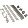 PowerLED Aluminium LED Mount Channel for Flexible LED Strips 1 m Length 17 mm Width EXT2