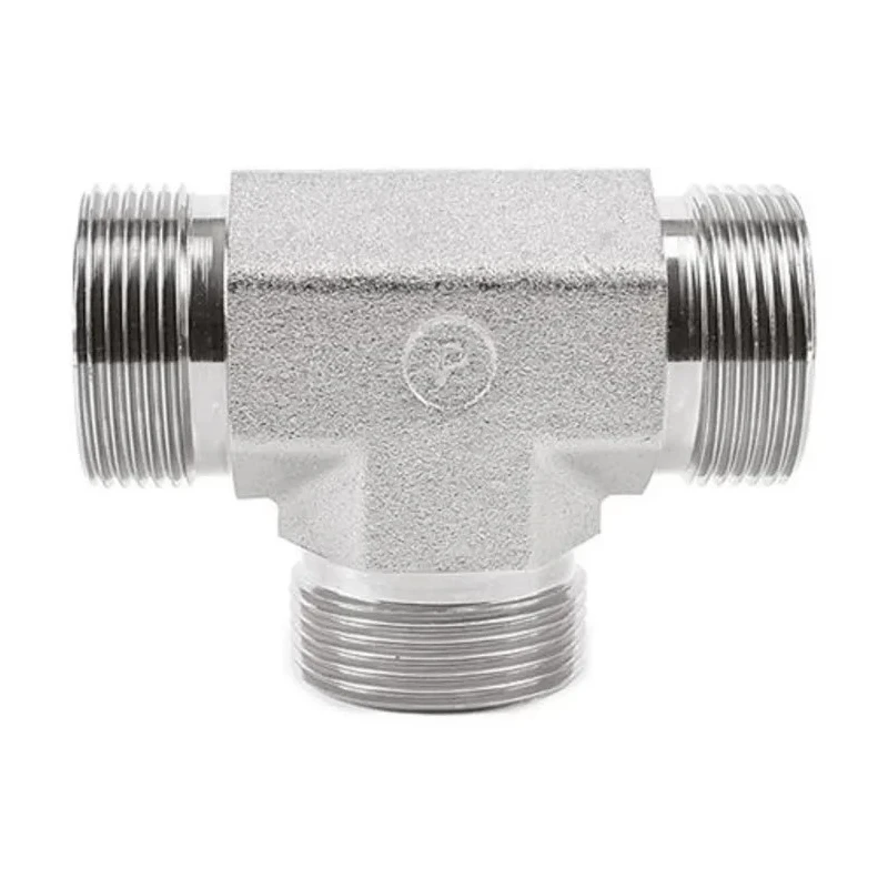 Parker Elbow Fitting Male G Steel 0.25 in Hose ID Zinc Plated 120°C 4JMK4S