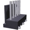 TE Connectivity MTA-100 Series Straight Surface Pin Header 6 Contact 2.54 mm Pitch 1 Row Unshrouded 3-647166-6