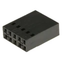 TE Connectivity AMPMODU Short Point Female Connector Housing 2.54 mm Pitch 10 Way 2 Row Straight 104482-4