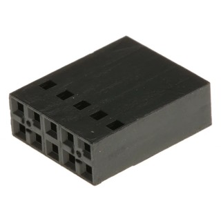 TE Connectivity AMPMODU Short Point Female Connector Housing 2.54 mm Pitch 10 Way 2 Row Straight 104482-4