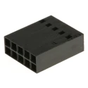 TE Connectivity AMPMODU Short Point Female Connector Housing 2.54 mm Pitch 10 Way 2 Row Straight 104482-4