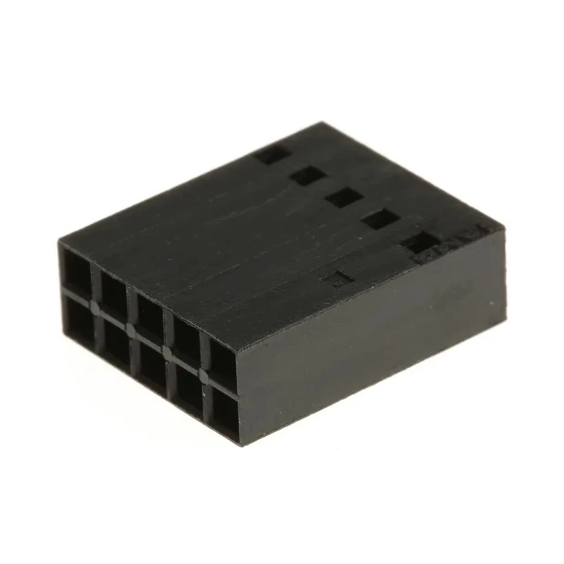 TE Connectivity AMPMODU Short Point Female Connector Housing 2.54 mm Pitch 10 Way 2 Row Straight 104482-4