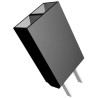 TE Connectivity AMPMODU MOD II Series Straight Through Hole PCB Socket, 2-Contact, 2 Row, 2.54 mm Pitch Solder 5-534206-1