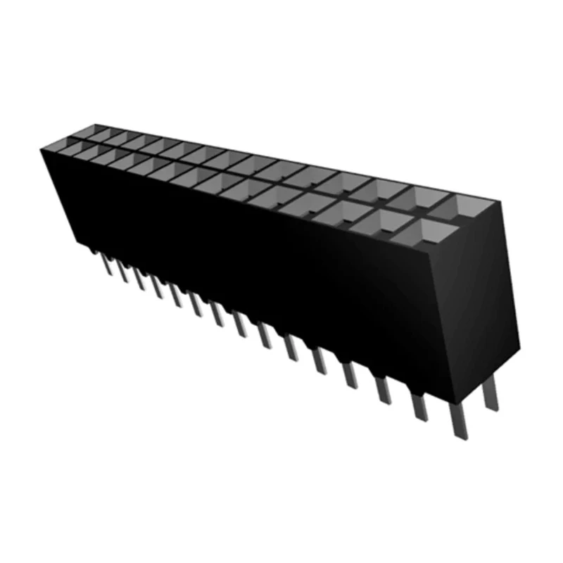 TE Connectivity AMPMODU MOD II Series Straight Through Hole PCB Socket, 30-Contact, 2 Row, 2.54 mm Pitch Solder 6-534206-5