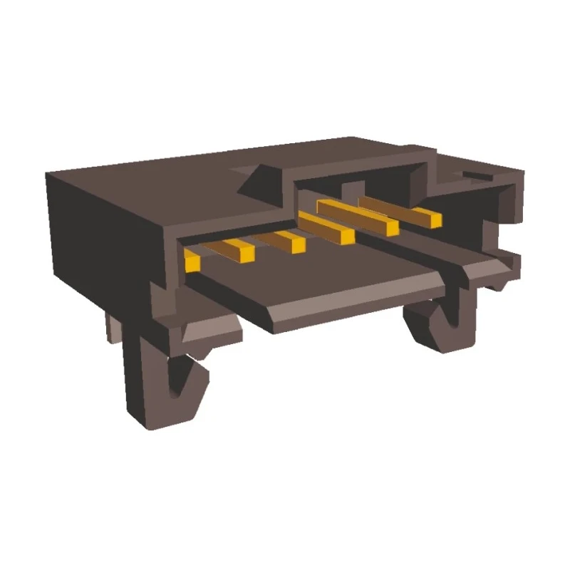 TE Connectivity AMPMODU MTE Series Right Angle Through Hole PCB Header, 6 Contacts, 2.54 mm Pitch, 1 Row, Shrouded 5-103673-5