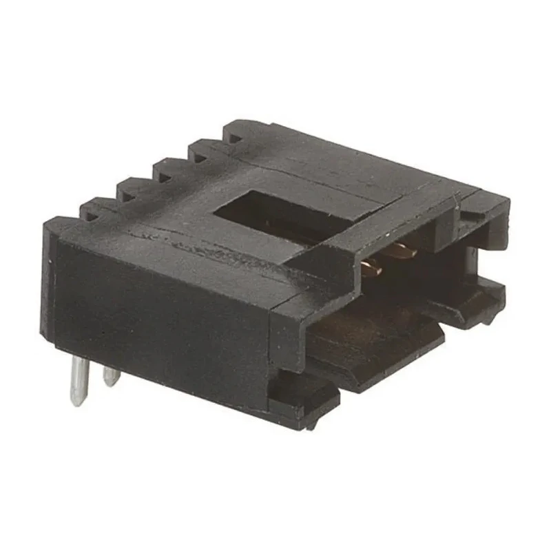 TE Connectivity AMPMODU MTE Series Right Angle Through Hole PCB Header 8 Contacts 2.54 mm Pitch 1 Row Shrouded 5-103635-7