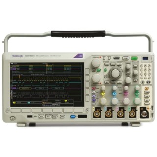 Tektronix 350 MHz Bench Mixed Domain Oscilloscope 4 Channels 9 Inch Display MDO3000