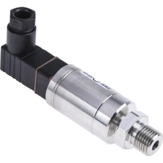 RS PRO Industrial Pressure Sensor Voltage Output 0 to 100 bar Gauge Reading Threaded Mount Stainless Steel Housing 797-5005