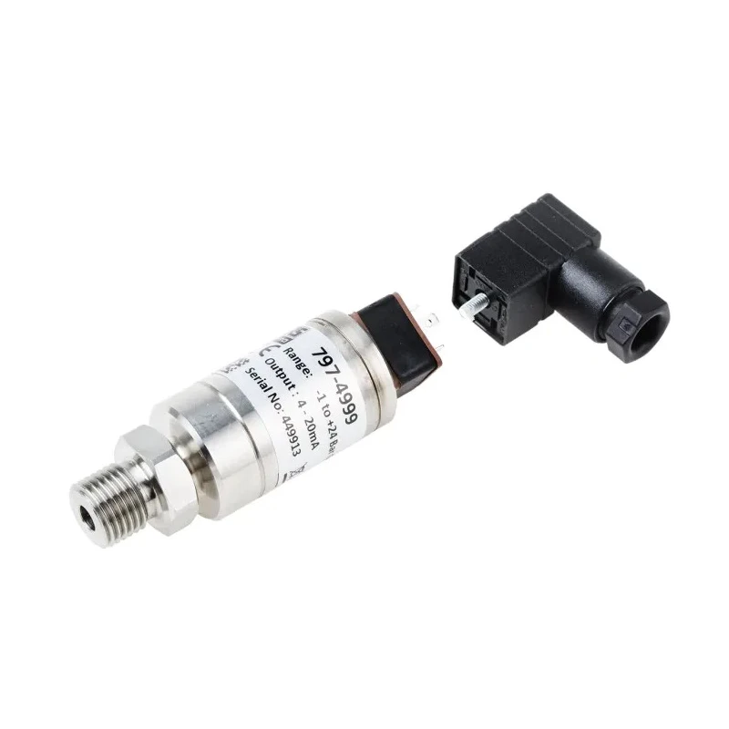 RS PRO Pressure Sensor, Current Output, Gauge Reading, -1 bar to 24 bar Measurement 797-4999