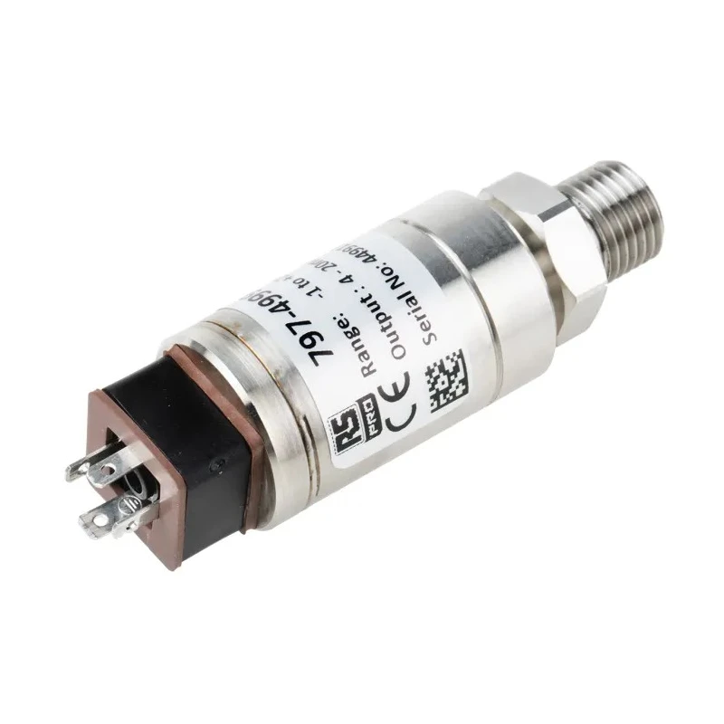 RS PRO Pressure Sensor, Current Output, Gauge Reading, -1 bar to 24 bar Measurement 797-4999