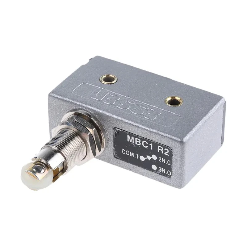 RS PRO Plunger Micro Switch, Screw Terminal, 15A Contact Current, 250 V AC Voltage, SPCO, IP40 Protection, Model 797-2494