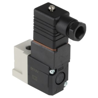 SMC Pneumatic Solenoid Valve 3/2 Solenoid G 1/8 Threaded Port Manifold Mount 12V DC 4.2W VT307-6D1-01F-Q