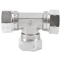 Parker Hydraulic Female G Thread Steel Hose Fitting 0.375 in Hose ID 6J6MK4S