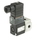 SMC Pneumatic Solenoid Valve 3/2 NC Solenoid G 1/8 Threaded Port 12V DC Die Cast Aluminium VT307-6DZ1-01F-Q