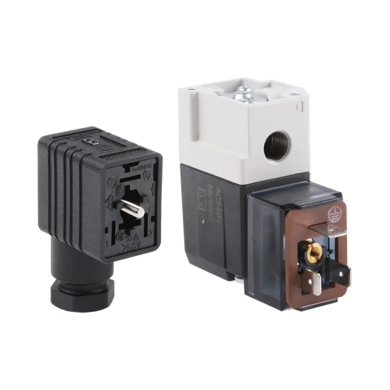 SMC Pneumatic Solenoid Valve 3/2 Solenoid G 1/8 Port Threaded, Manifold Mount, 240V AC, 4.2W Power VT307-7DZ1-01F-Q