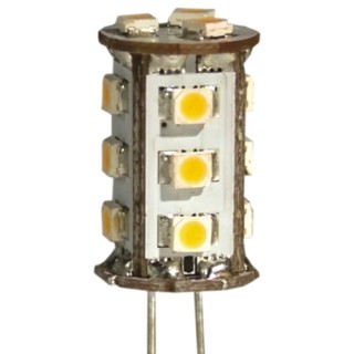 JKL Components Indicator Lamp Multichip, 30V, G-4 Base, 13 mm Diameter Z-G4-15WW