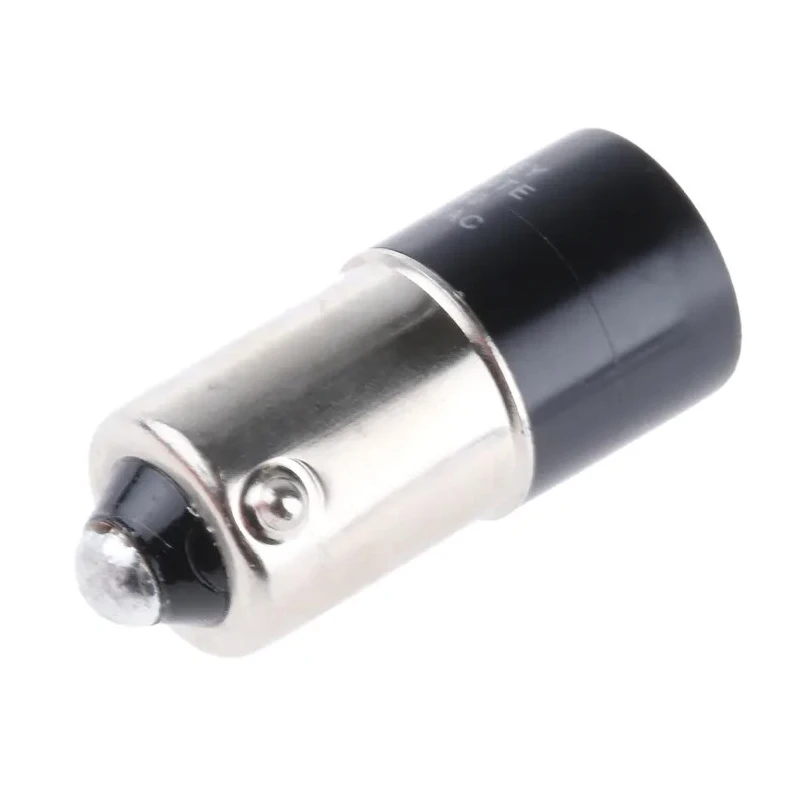 Oxley White Indicator Lamp Single Chip, Multi-Voltage 12V AC/DC to 60V AC/DC, BA9 Base, 10 mm Diameter, 1792mcd ELED/BA9S/CW
